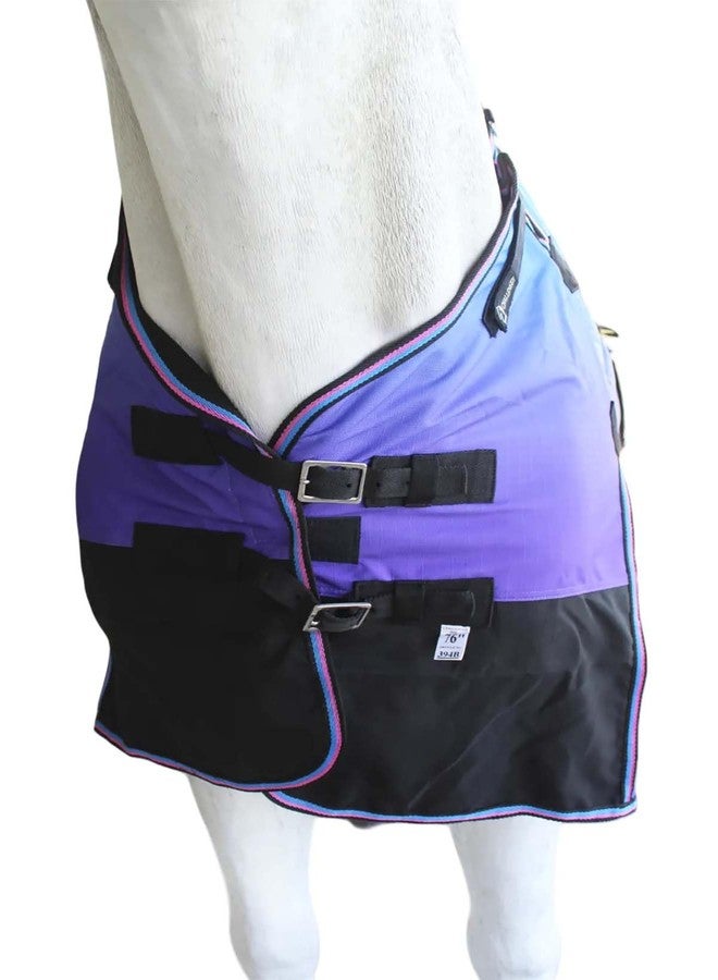 تشالنجر غطاء شتوي للخيول، 84 بوصة، 1200D، مبطن بصوف متوسط الوزن، حزام بطن، 394LG - Image 3